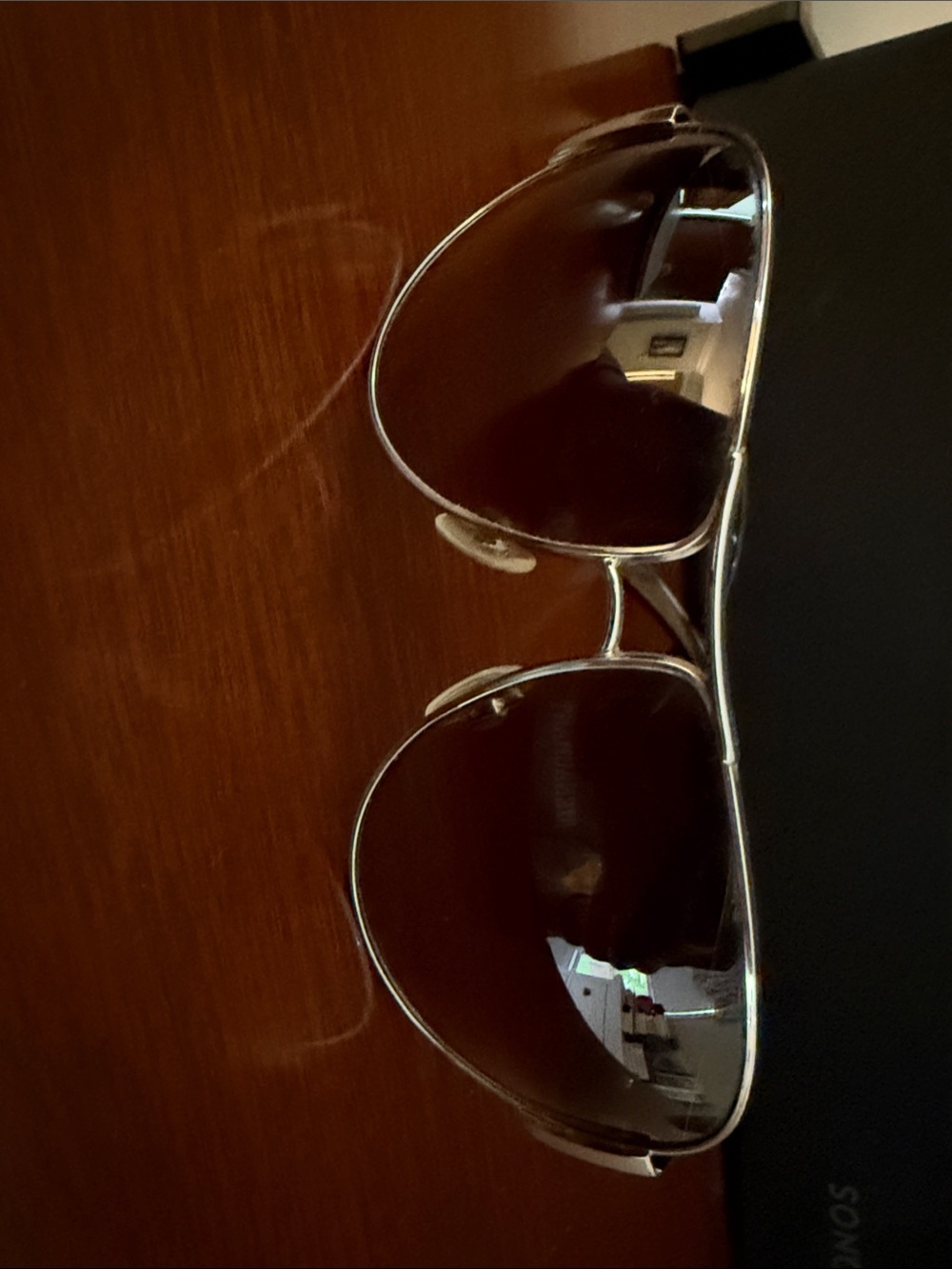 CHANEL Sunglasses with Silver Logo Accents
